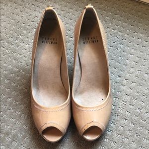 Stuart Weitzman peep toe pumps